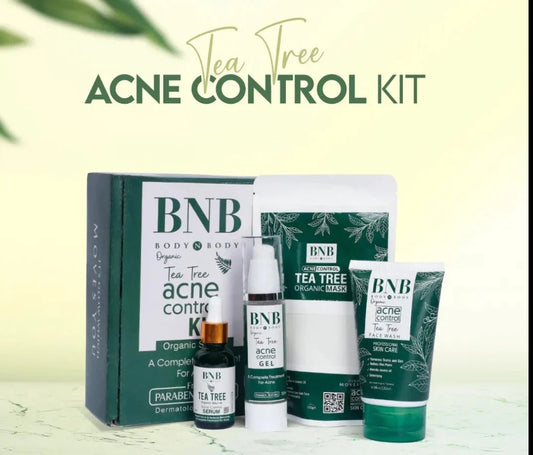 BNB Organic Tea Tree Acne Control Facial Kit